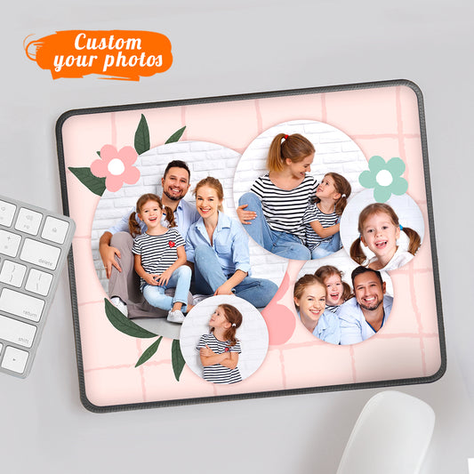 Personalized Mousepads - Custom Photo Gaming Mouse Pads for Family, Durable & Comfortable - Unique Memento