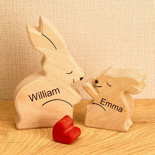 Personalized Family Puzzle - Original Wooden Gift with Engraved Names for Housewarming and Unique Decoration - Unique Memento