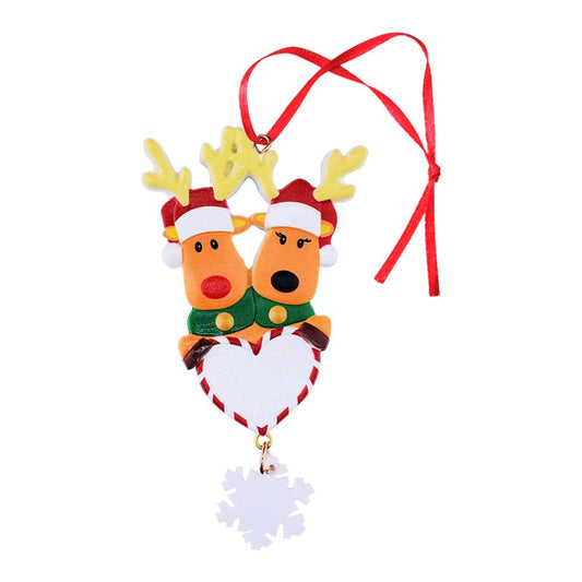 Charming Cheers - Personalized Reindeer Christmas Ornament for Unique Xmas Decor and Heartfelt Holiday Gifts - Unique Memento