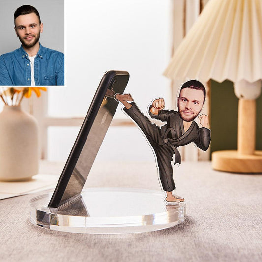 PicStand - Personalized Photo Acrylic Phone Holder Stand for Fun and Unique Mobile Display - Unique Memento