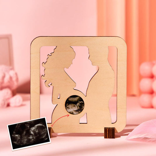Precious Moments Keepsake - Custom Ultrasound Photo Ornament for Expecting Couples - Unique Memento