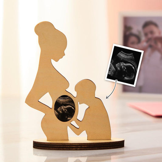 Miracle Memories - Personalized Ultrasound Baby Photo Frame for Expecting Parents - Unique Memento