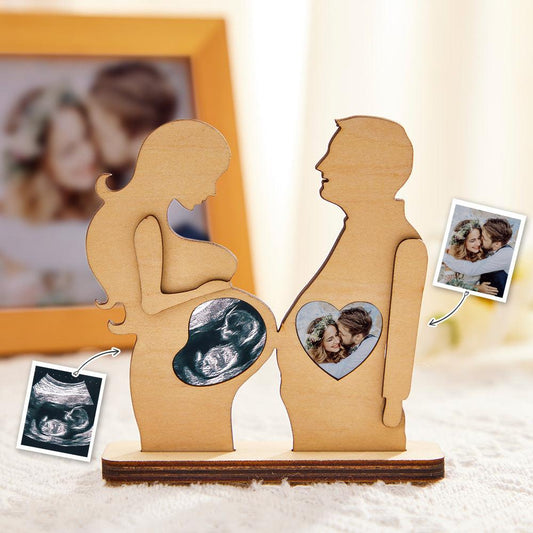 BabyBond - Personalized Ultrasound Photo Frame for Expecting Couples - Unique Memento