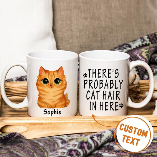 Feline Enchantment - Personalized Cute Cats Magic Mug Watercolor Cup for Cat Lovers - Unique Memento