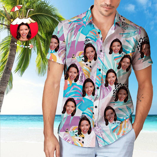 Custom Personalized Face Hawaiian Shirt | Unique Mementos
 | Unique Memento