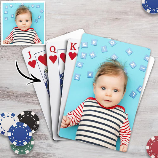 CustomPro Poker - Personalized Playing Cards with Custom Photo Backs for Unique Gaming Experience - Unique Memento