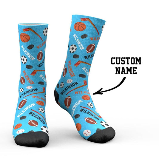 PersonalSox - Custom Socks with Name | Personalized Anniversary Gifts for Him - Unique Memento