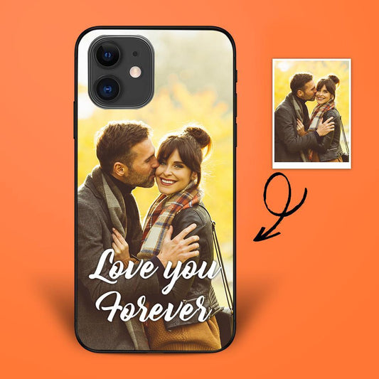 PersonaliCase - Custom Photo iPhone 13/12 Case with Engraved Name, Text, and Soft Shell Protection - Unique Memento
