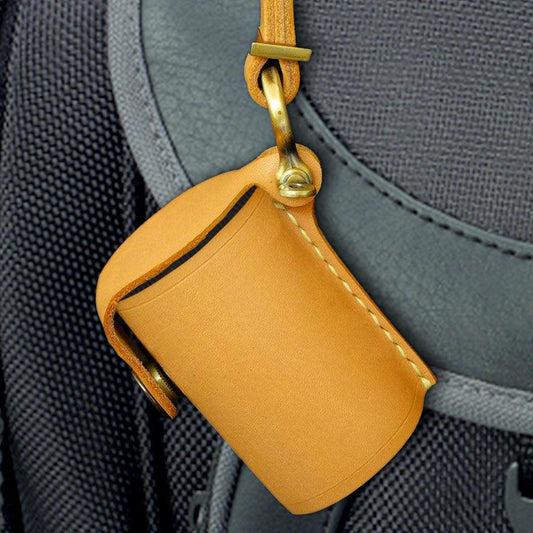 FilmShield - Stylish Leather Case for Film Roll Keychain, Camera Accessory - Unique Memento